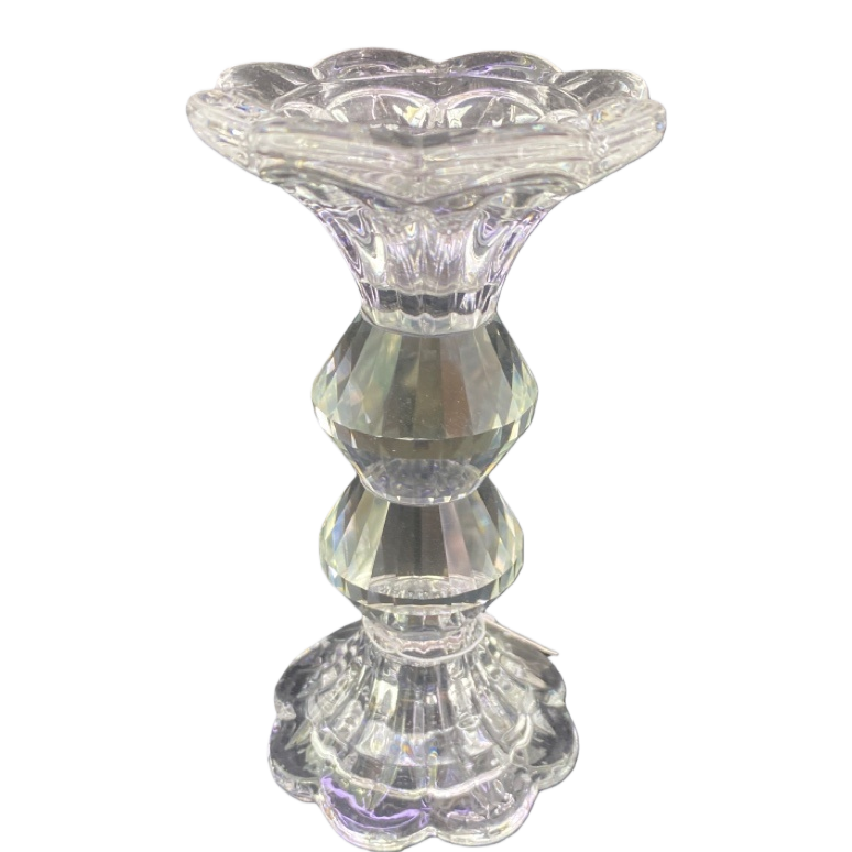 Candelabro de cristal transparente decoración del hogar piezas hd transmisión simple viento nórdico Item Picture