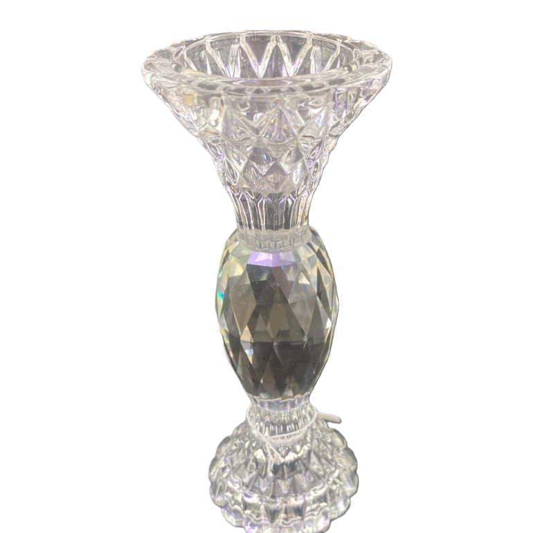A transparent crystal vase for living room decoration, a Nordic minimalist high-transparency glass vase Item Picture