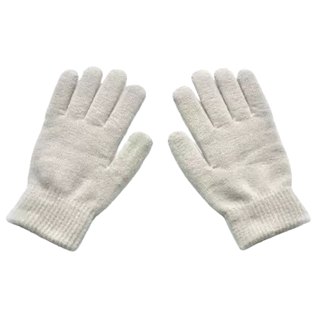 White pure cotton gloves for both men and women, anti-slip and breathable, daily labor protection work gloves Item Picture