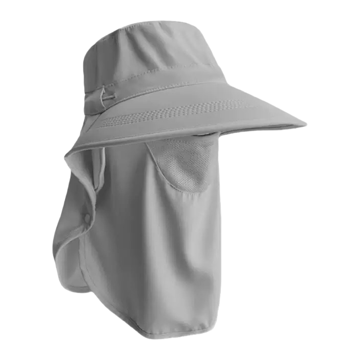 Gris protector solar sombrero sombrero plegable protector uv visera unisex Item Picture