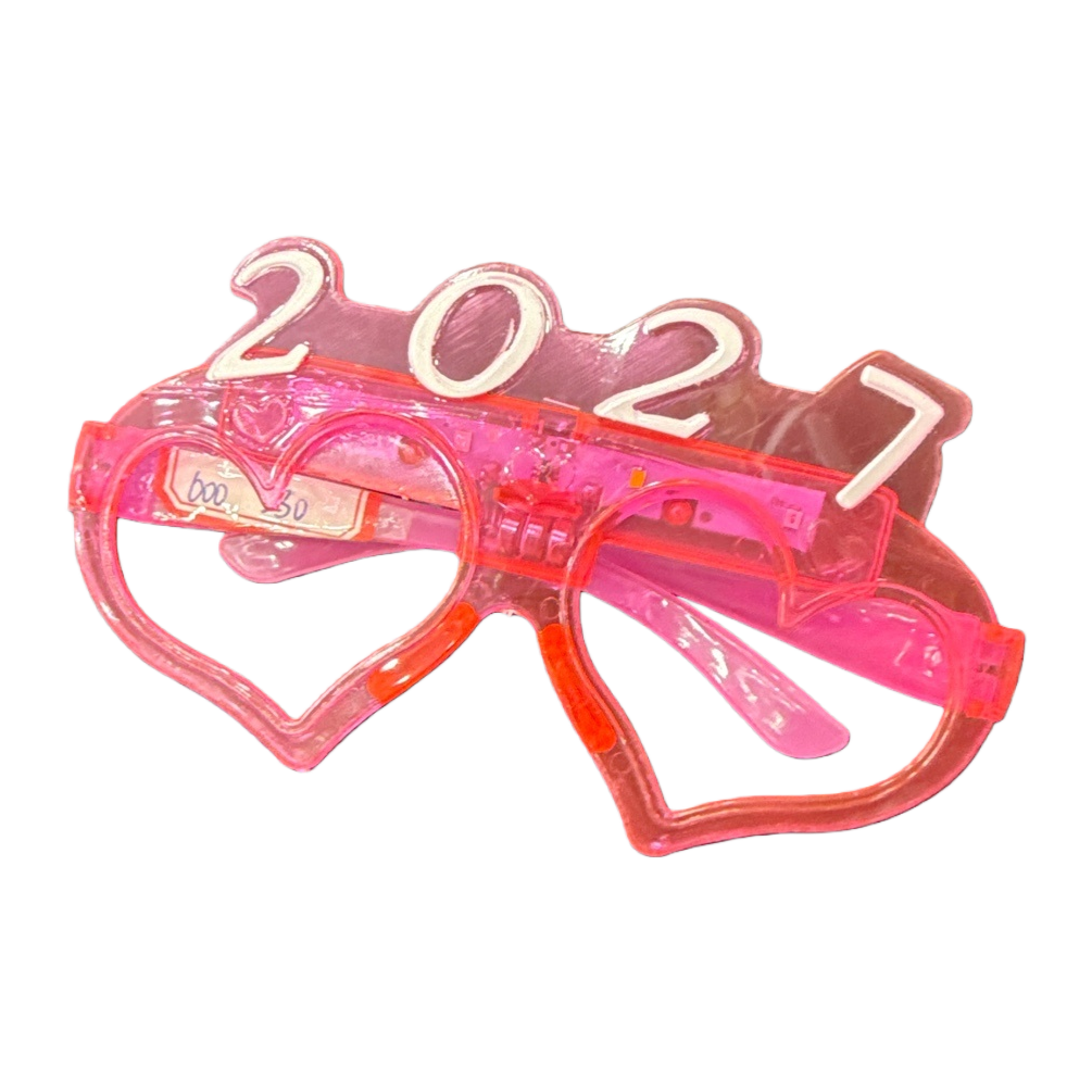 Pink heart-shaped glasses 2027 Decorative items, fashionable and cute desktop ornaments Item Picture