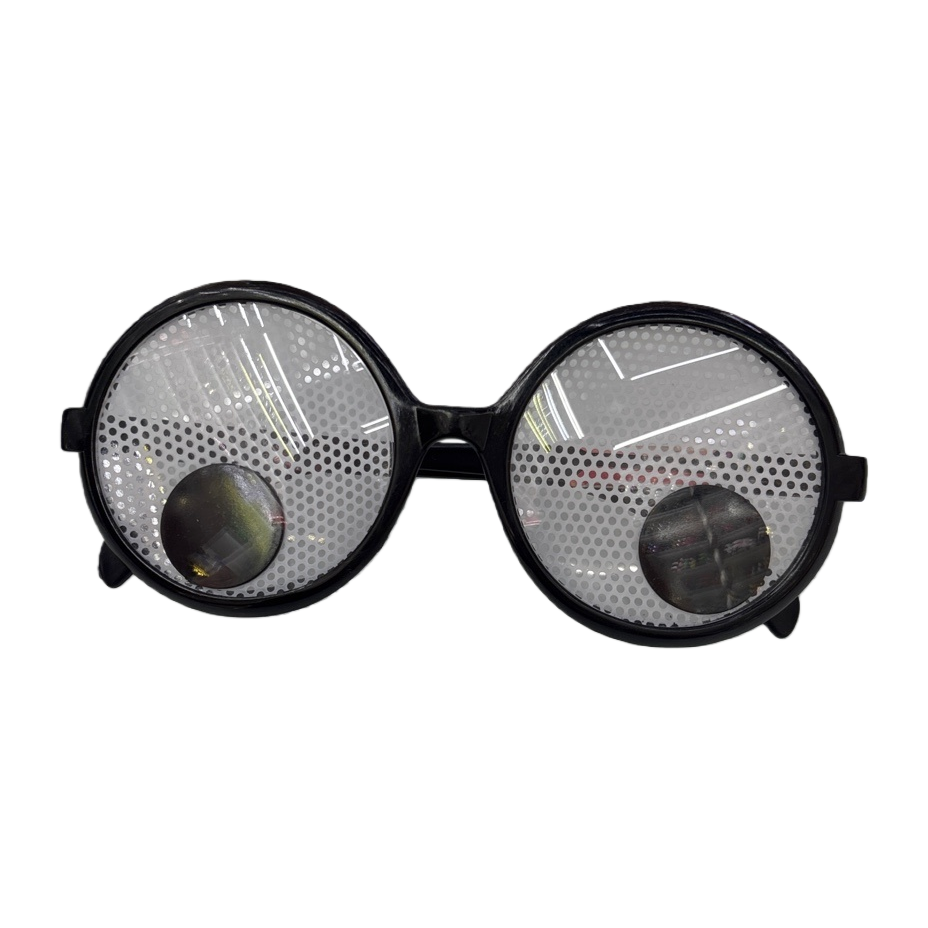 Black round-framed glasses, fashionable and retro, non-diopter flat glasses, suitable for both men and women
