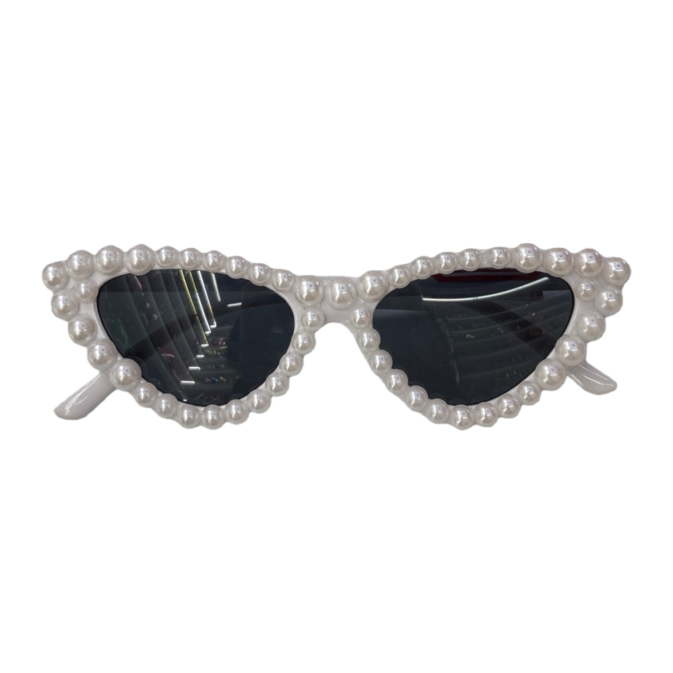 Pearl-decorated sunglasses are fashionable and versatile, as well as UV-resistant polarized sunglasses Item Picture