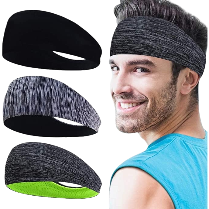 Diadema deportivo diadema absorbente antideslizante elástico transpirable unisex Item Picture