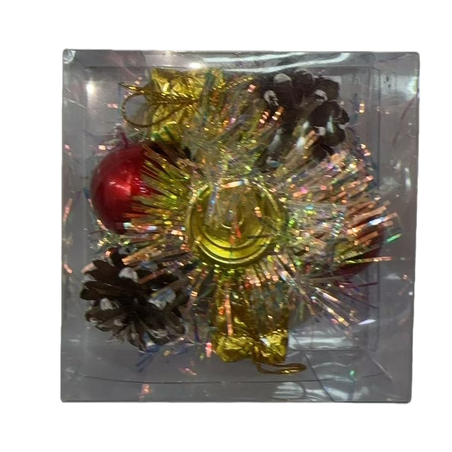Transparent box-packed Christmas festival decorations, Christmas atmosphere decorations, Christmas flowers Item Picture