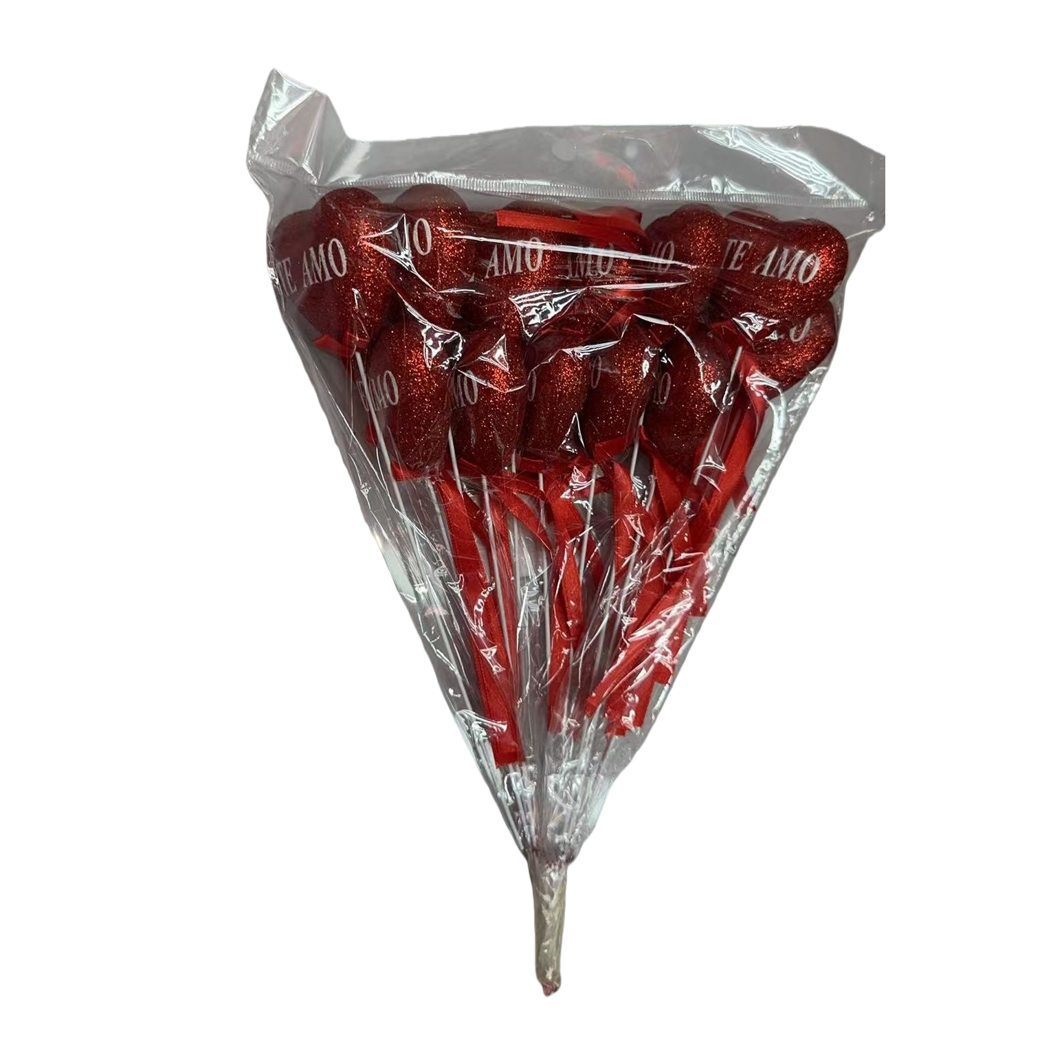 A sweet and romantic gift of red heart-shaped candy bouquets for your girlfriend's birthday and Valentine's Day Item Picture