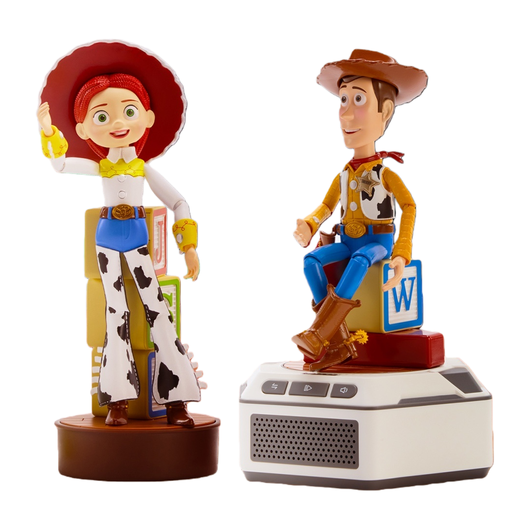 Lawson Mini Woody Tris Robot Toy Set Smart Trendy Play Base Device (Without base) Item Picture
