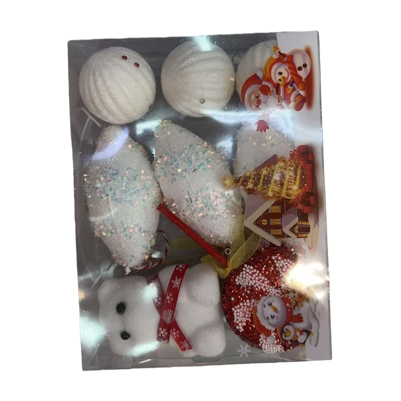 Christmas decoration gift box set, festive atmosphere hanging ornaments, decorative items, gift packaging Item Picture