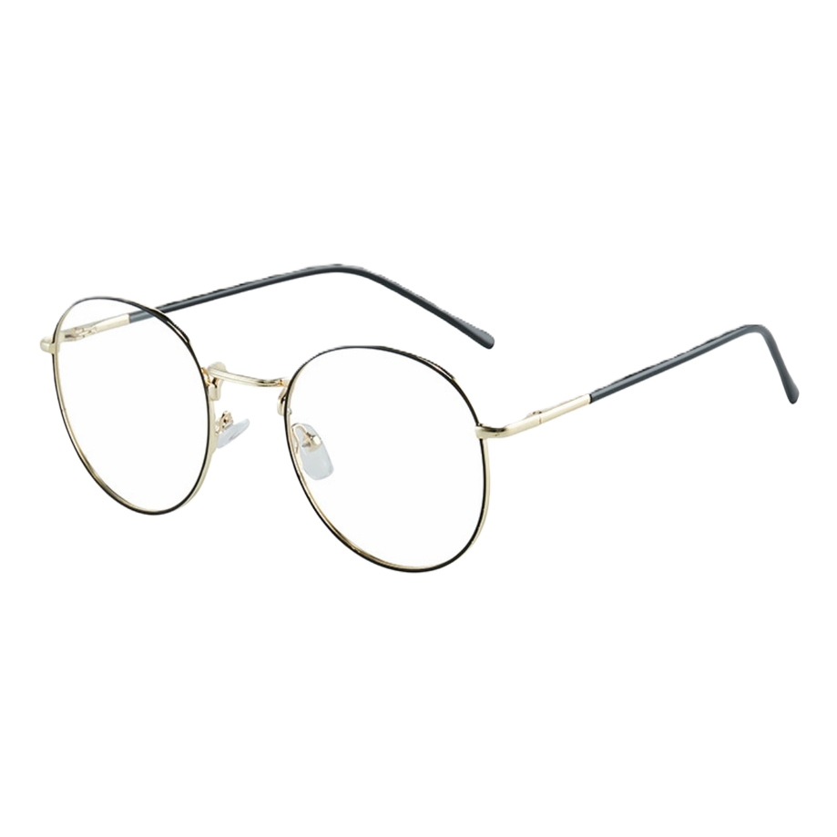Round metal-framed glasses are fashionable, lightweight and anti-blue light optical frames for myopia Item Picture