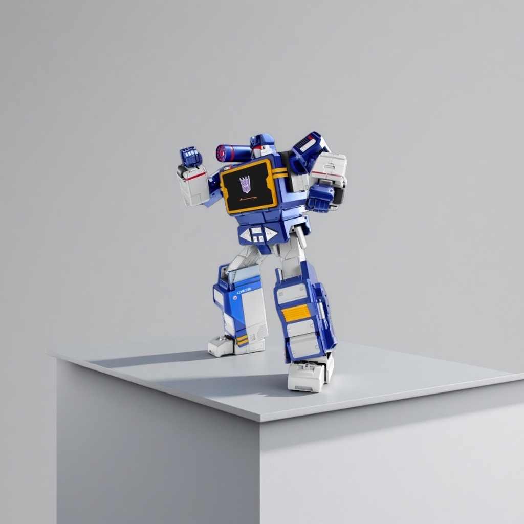 【 Transformers Official License 】 Losen Megatron G1 Flagship Mini Robot details Picture