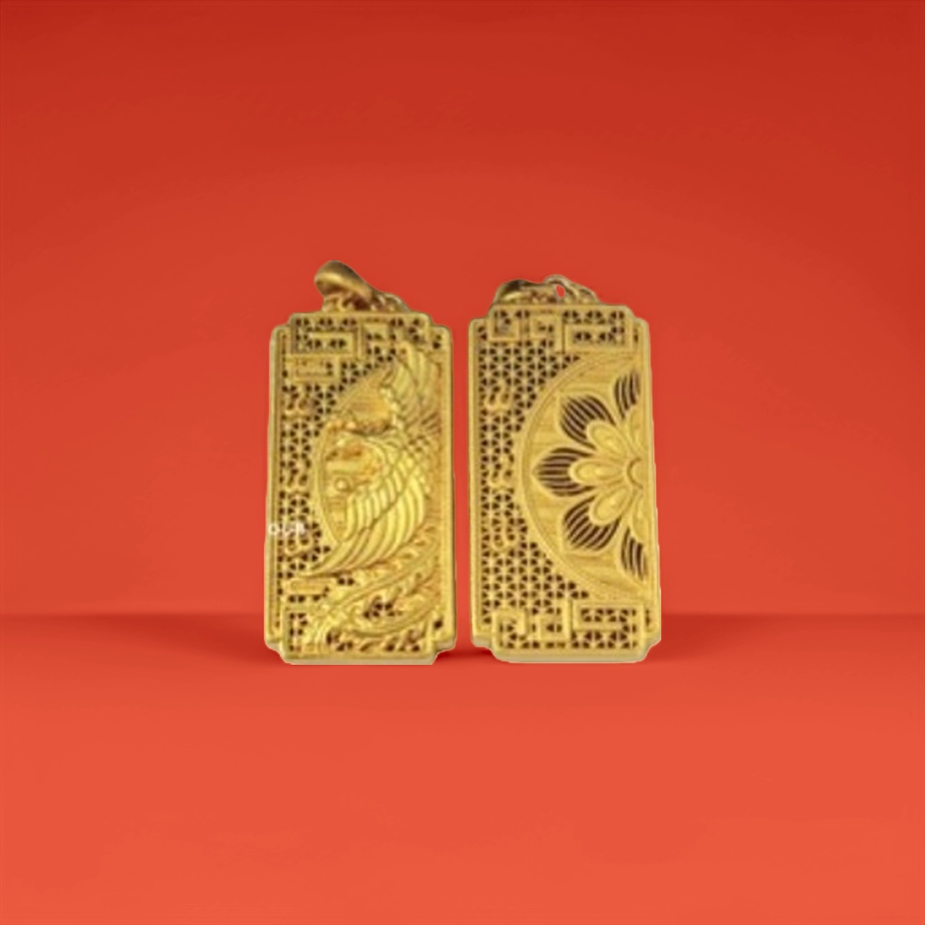 金色吊坠 时尚简约百搭女士项链配饰