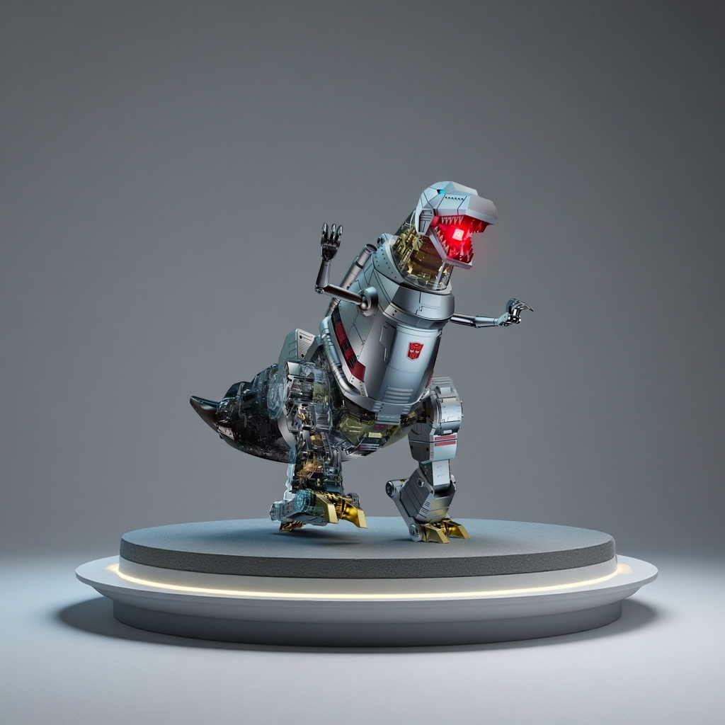 Lesen steel lock deformation robot intelligent remote control movable joint toy Specification image