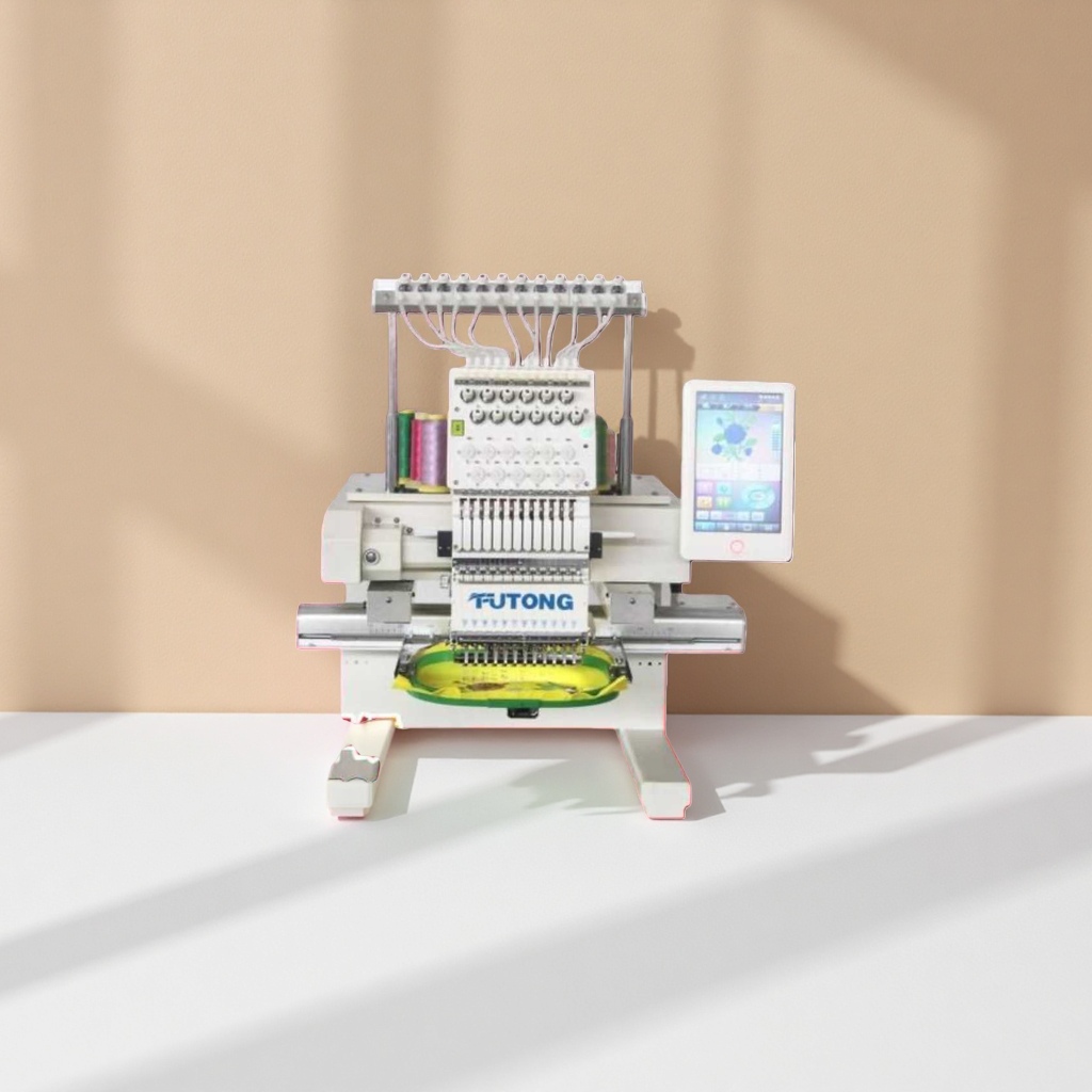 Single-head computerized embroidery machine is a fully automatic embroidery equipment for home and commercial use