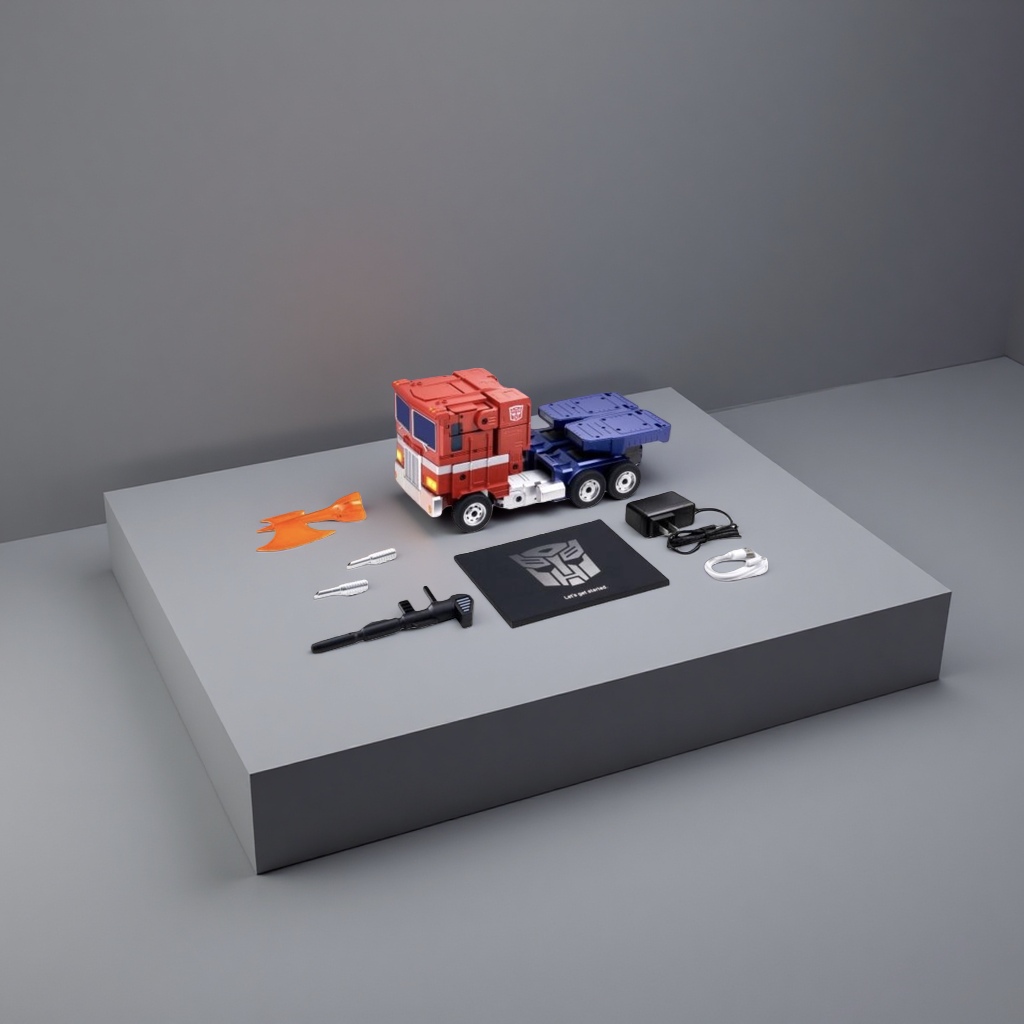 Transformers toy truck model and accessory product packaging details Picture