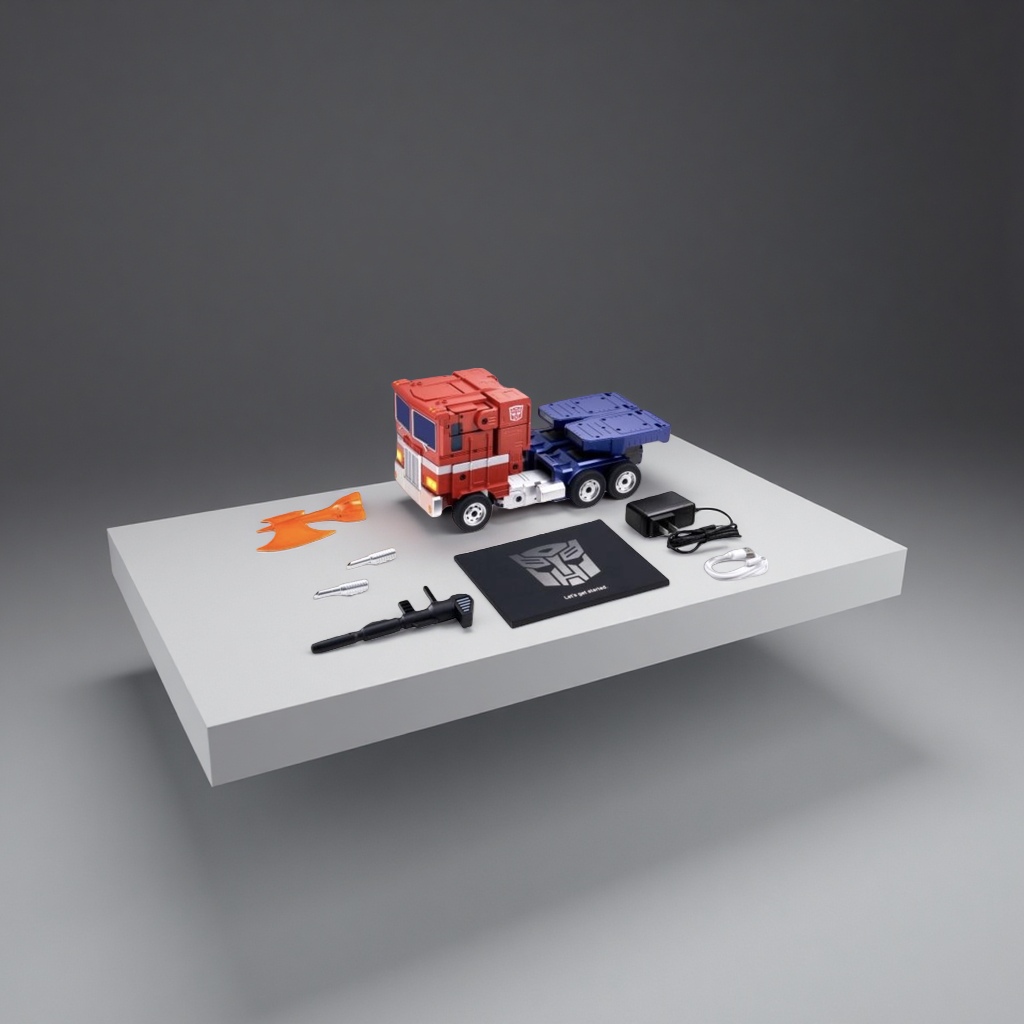 Transformers toy truck model and accessory product packaging Application Scenario