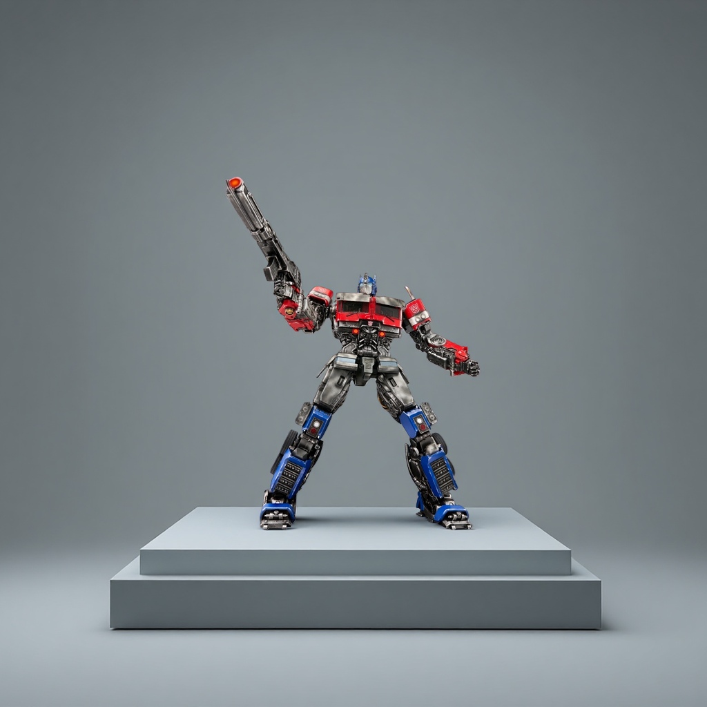Lawson Optimus Prime "Rise of the Mighty Warrior" Exquisite series robot programming robot details Picture