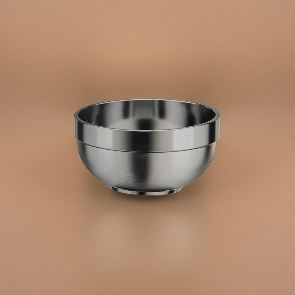 Metal bowls, stainless steel household large-capacity soup bowls, rice bowls, kitchen tableware Application Scenario
