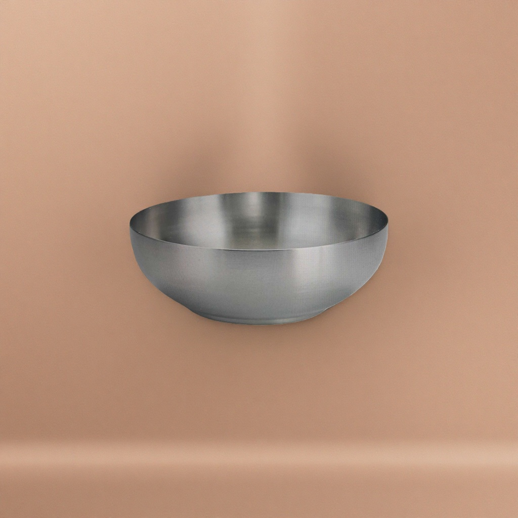 Food-grade 304 stainless steel thickened soup bowl, household bowl for serving rice and stewing soup