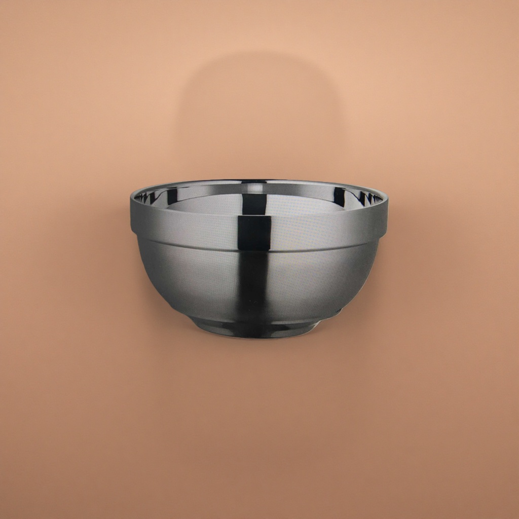 Thickened metal bowl dining table, large household soup and rice dual-purpose bowl, kitchen durable tableware Specification image