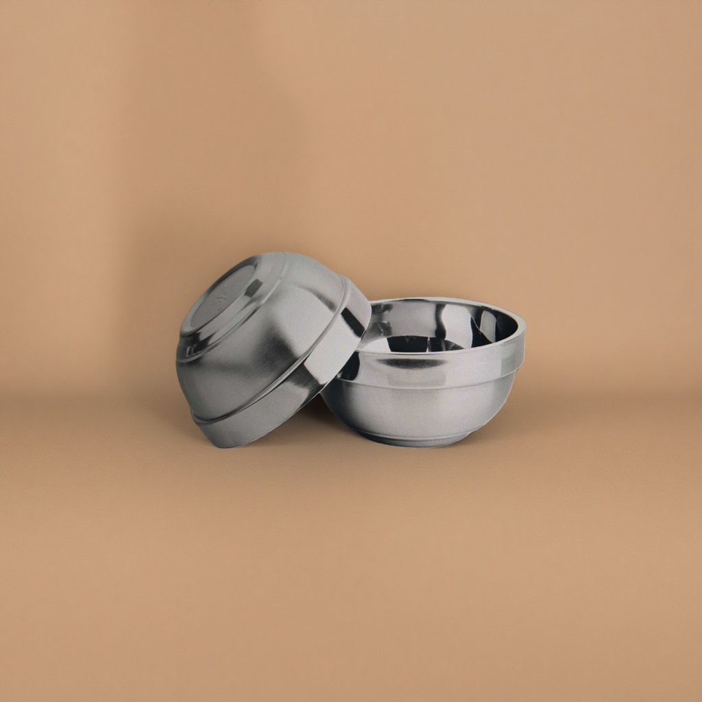 Metal bowl, food-grade 304 stainless steel thickened soup bowl, household large-capacity rice bowl Application Scenario
