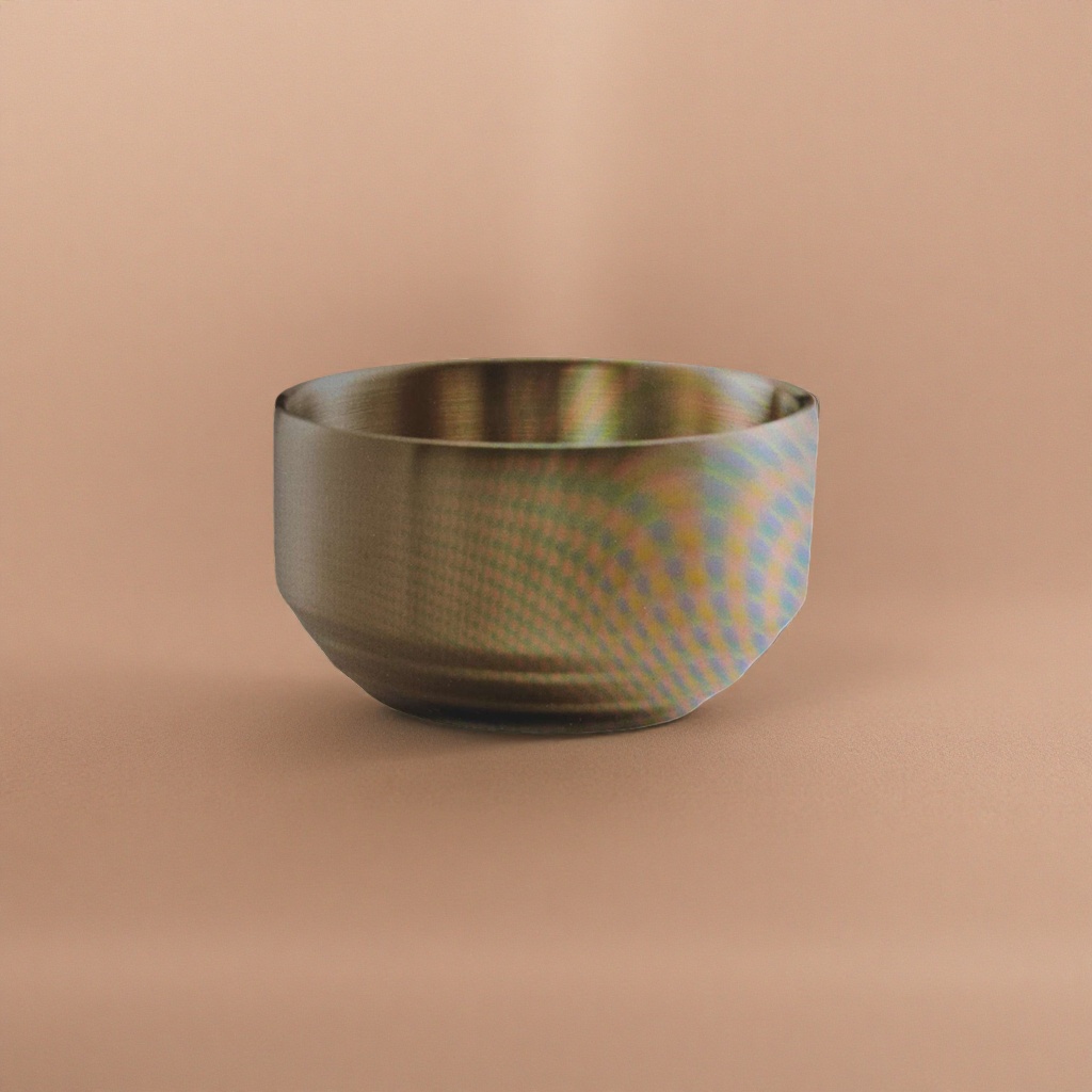 Thickened metal bowl dining table, large household soup and rice dual-purpose bowl, kitchen high-temperature resistant tableware