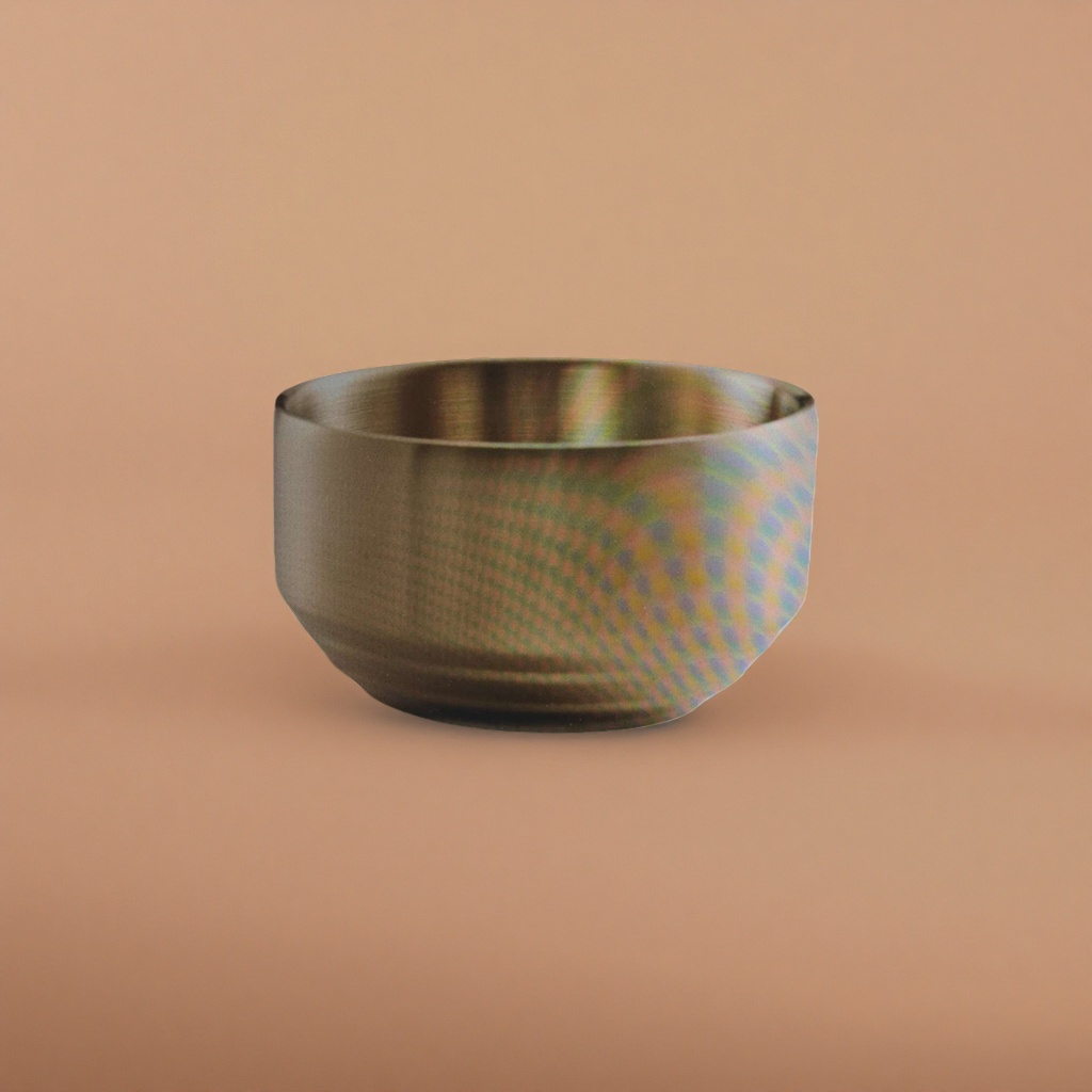 Thickened metal bowl dining table, large household soup and rice dual-purpose bowl, kitchen high-temperature resistant tableware Specification image