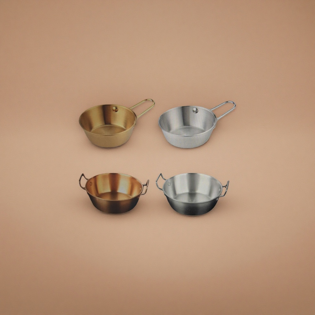 Gold and silver wok household non-stick wok set, available in two colors, thickened and wear-resistant Specification image