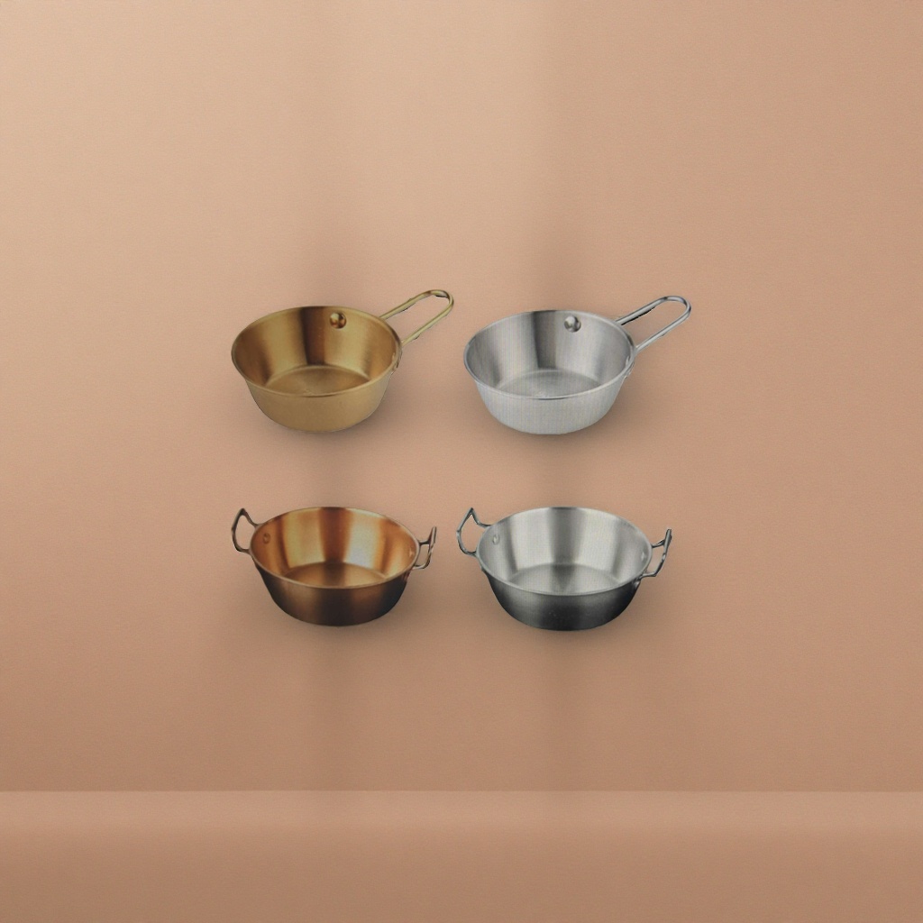 Gold and silver wok household non-stick wok set, available in two colors, thickened and wear-resistant