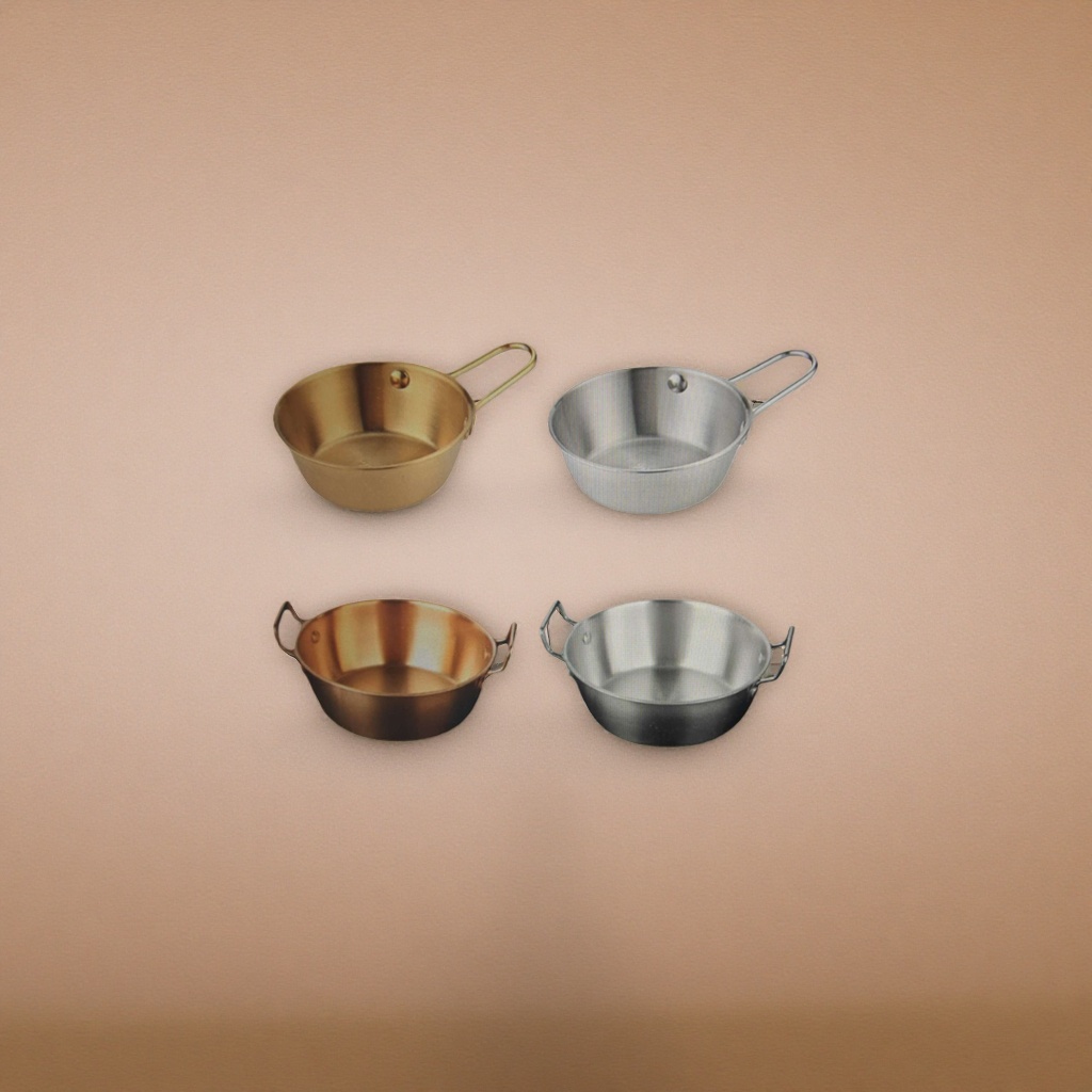 Gold and silver wok household non-stick wok set, available in two colors, thickened and wear-resistant details Picture