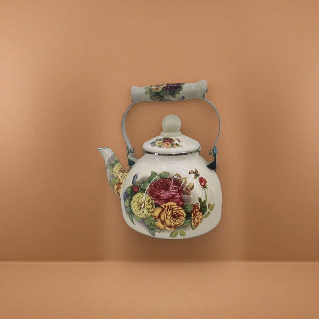 Floral pattern ceramic teapot, household brewing teapot, office tea set 101436160 Specification image