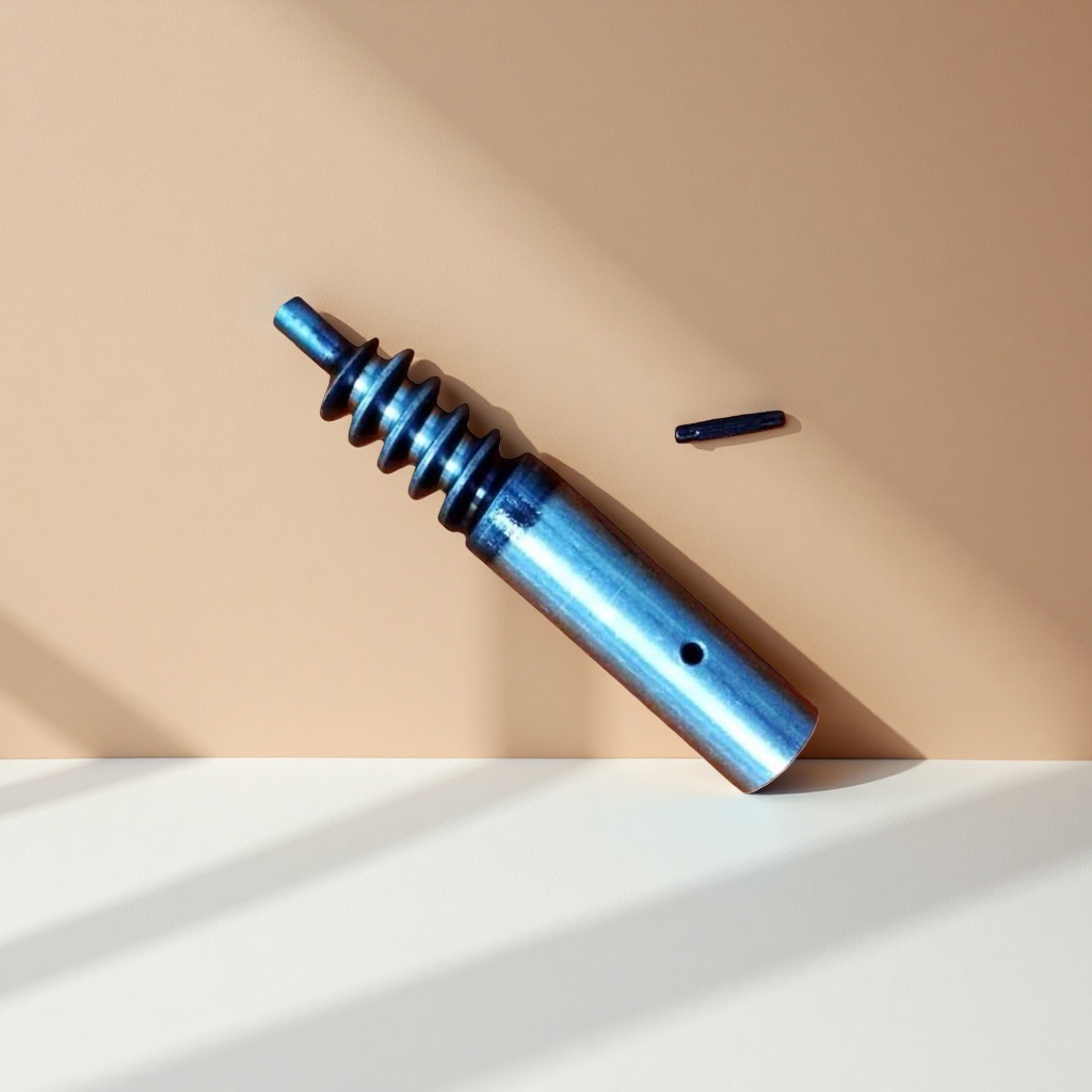 Precision processing of industrial mechanical parts such as metal parts, worm and pin assemblies