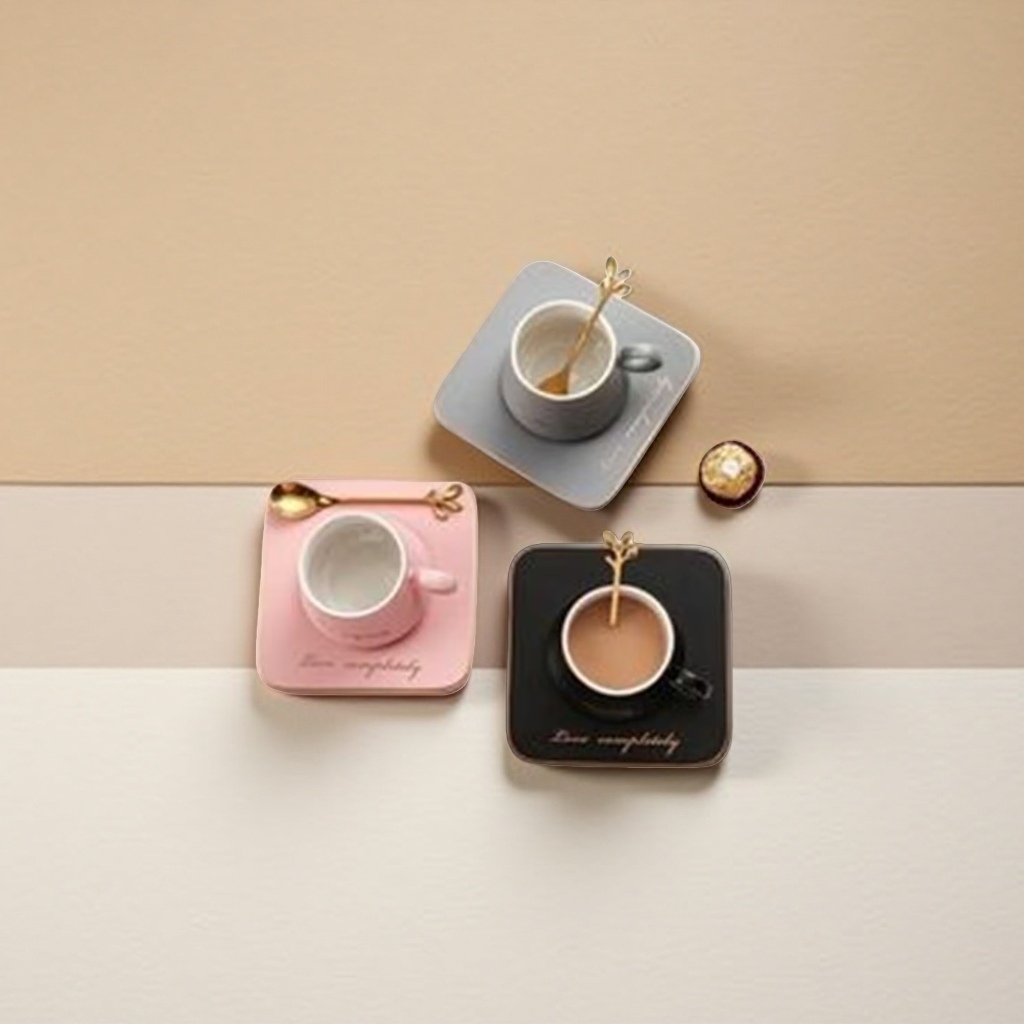 Tazas de café tazas de cerámica tazas de café con tapa aislamiento térmico patrones personalizados disponibles Application Scenario