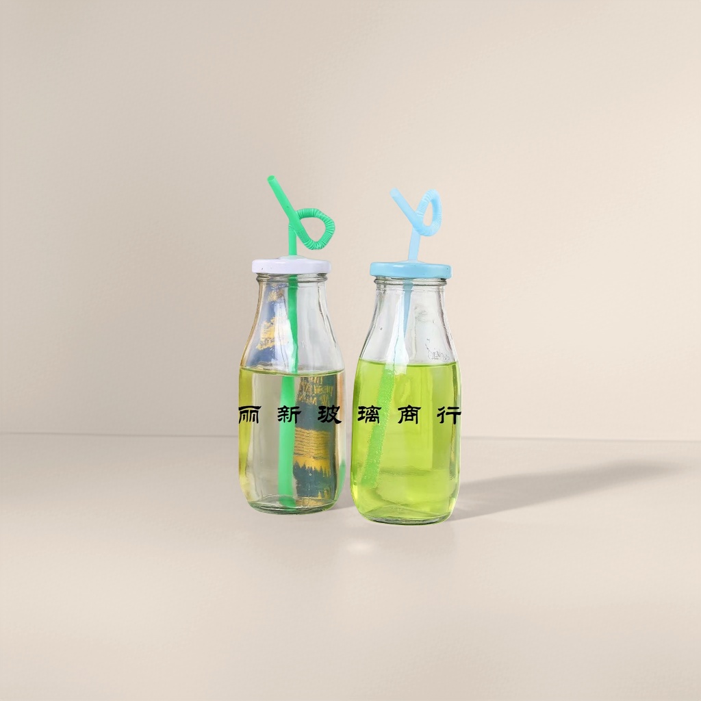 Glass bottle, transparent sealed glass container, 500ml household storage bottle Application Scenario