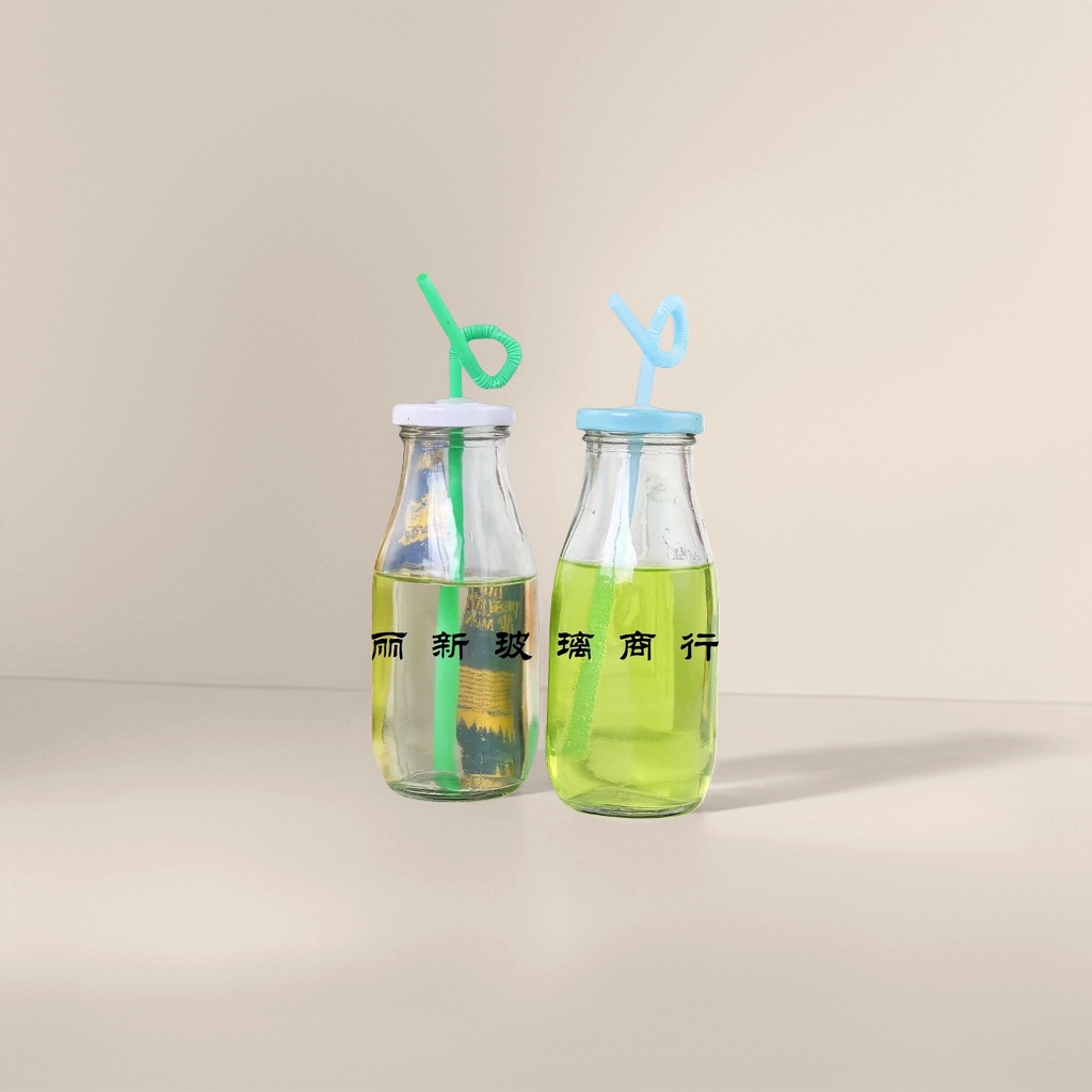 Glass bottle, transparent sealed glass container, 500ml household storage bottle Specification image