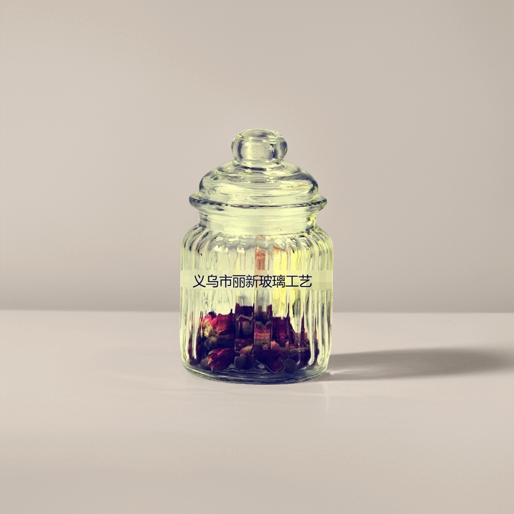 Transparent glass jars, household sealed storage jars, high borosilicate heat-resistant glass jars