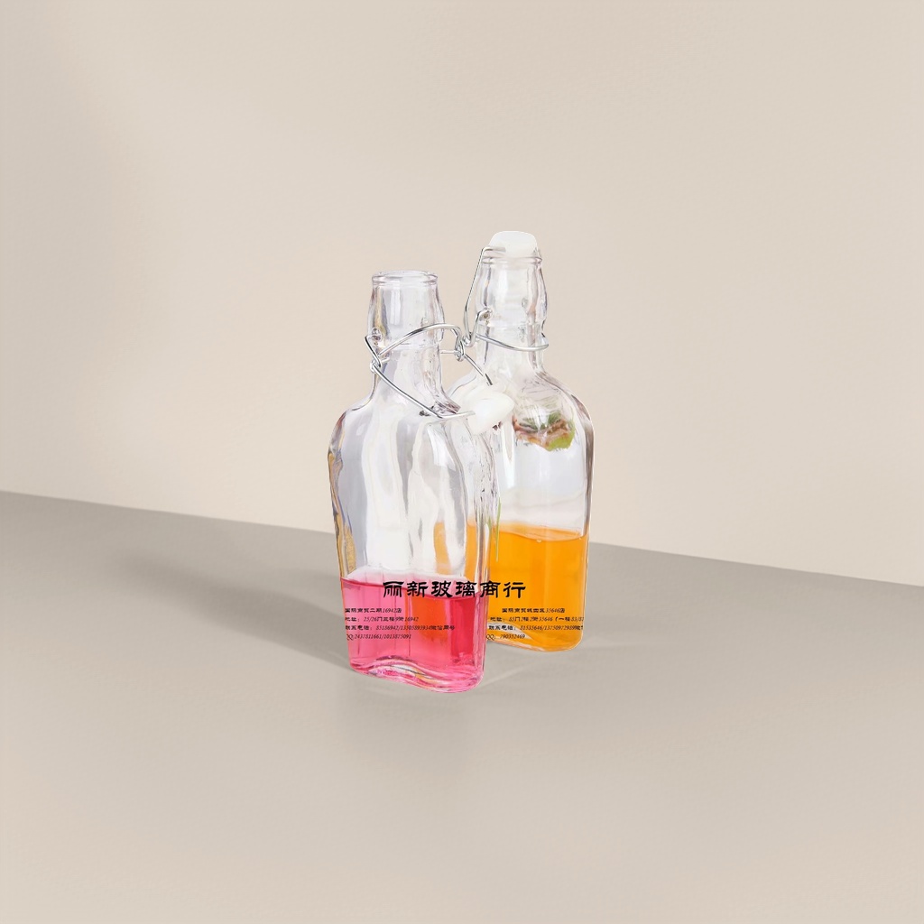 500ml high borosilicate heat-resistant glass bottle, kitchen seasoning jar, household sealed storage container