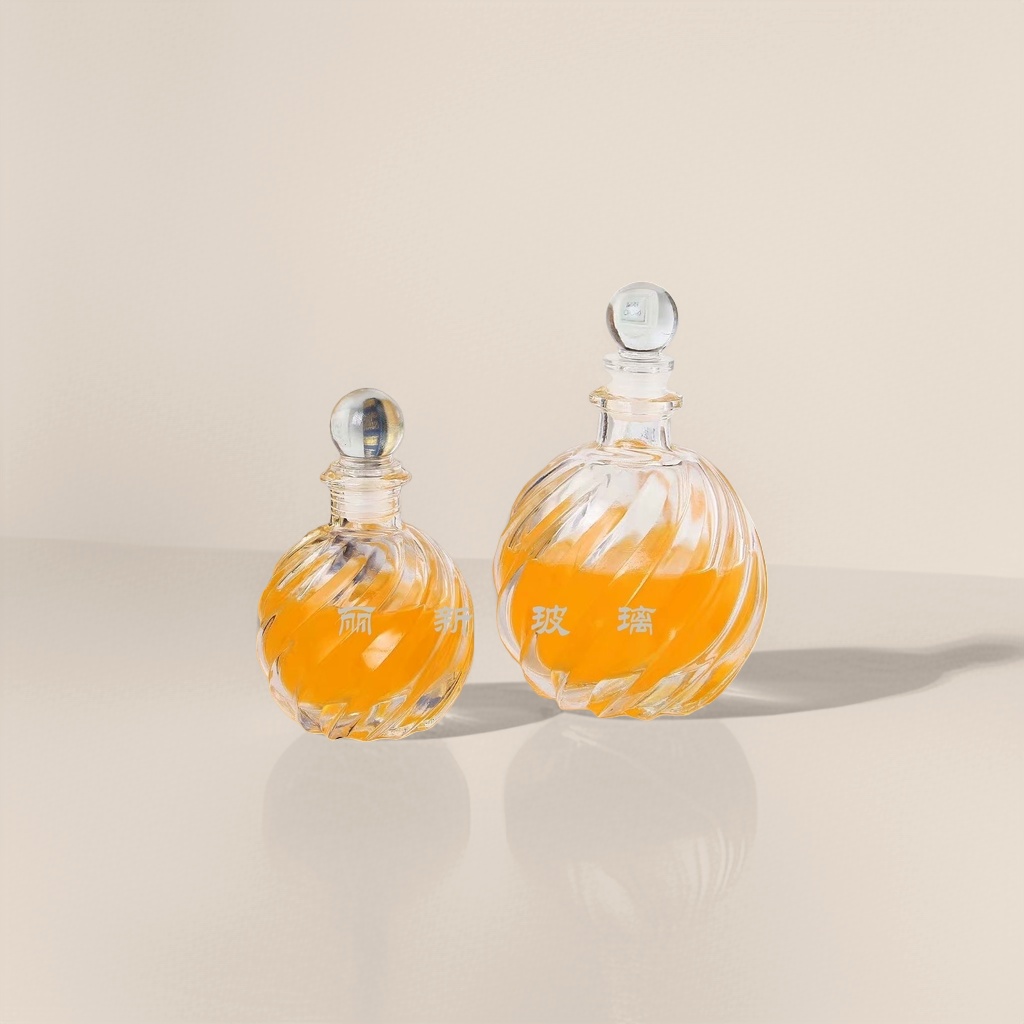 High-transparency lead-free transparent glass bottle, leak-proof sealed jar, suitable for kitchen and bathroom storage Specification image
