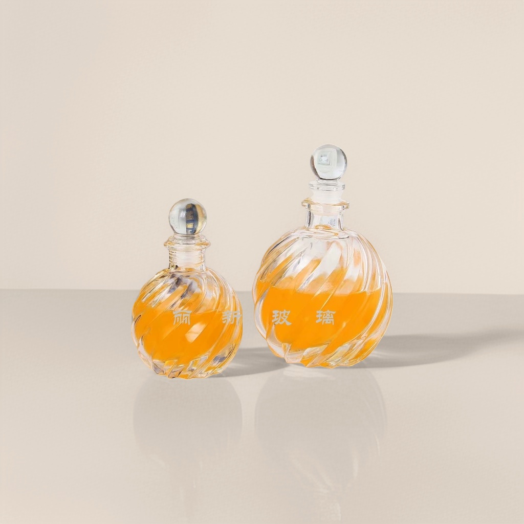 High-transparency lead-free transparent glass bottle, leak-proof sealed jar, suitable for kitchen and bathroom storage