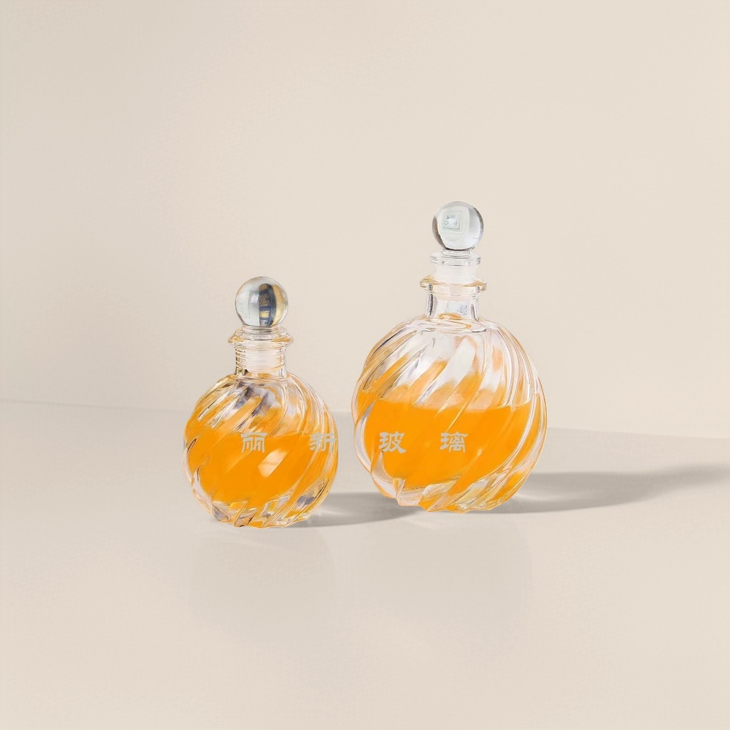 High-transparency lead-free transparent glass bottle, leak-proof sealed jar, suitable for kitchen and bathroom storage details Picture