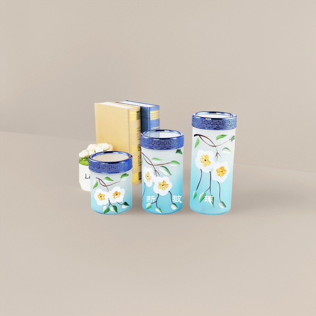 Decorative glass cups, glass cups, high borosilicate heat-resistant simple water cups, home decoration items, creative cups details Picture