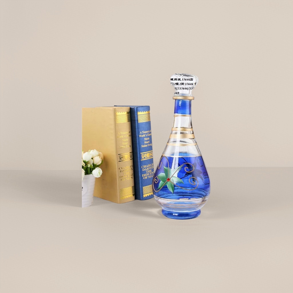 Decorative glass bottle home ornaments, high borosilicate heat-resistant exquisite gift box packaging Specification image