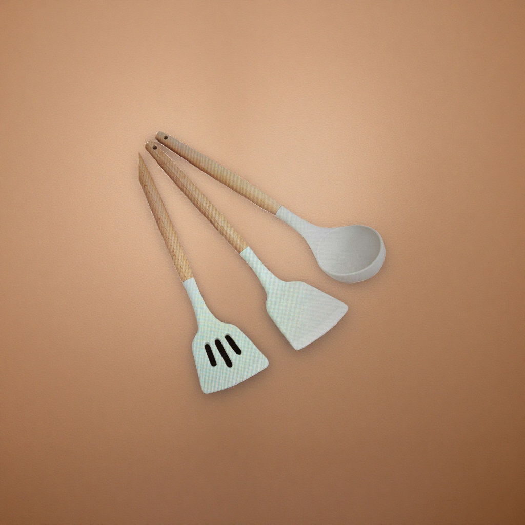 Food-grade silicone kitchenware sets are heat-resistant, scald-proof, safe and odorless Specification image