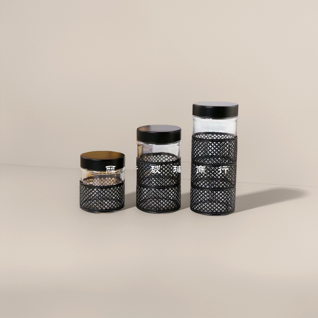 Glass jar + glass jar 112734285