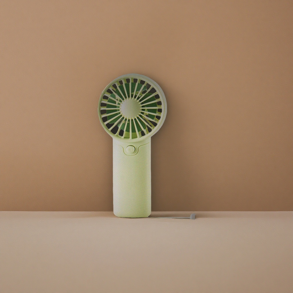 Portable handheld mini fan with multiple wind speeds, USB charging, light and quiet, cooling down in summer details Picture