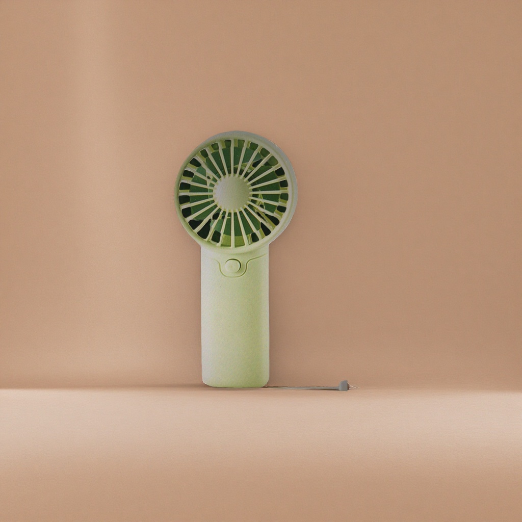 Portable handheld mini fan with multiple wind speeds, USB charging, light and quiet, cooling down in summer Specification image
