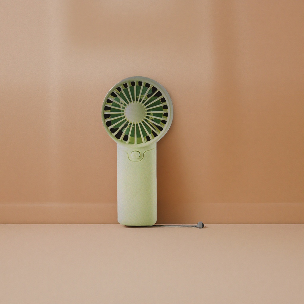 Portable handheld mini fan with multiple wind speeds, USB charging, light and quiet, cooling down in summer Application Scenario