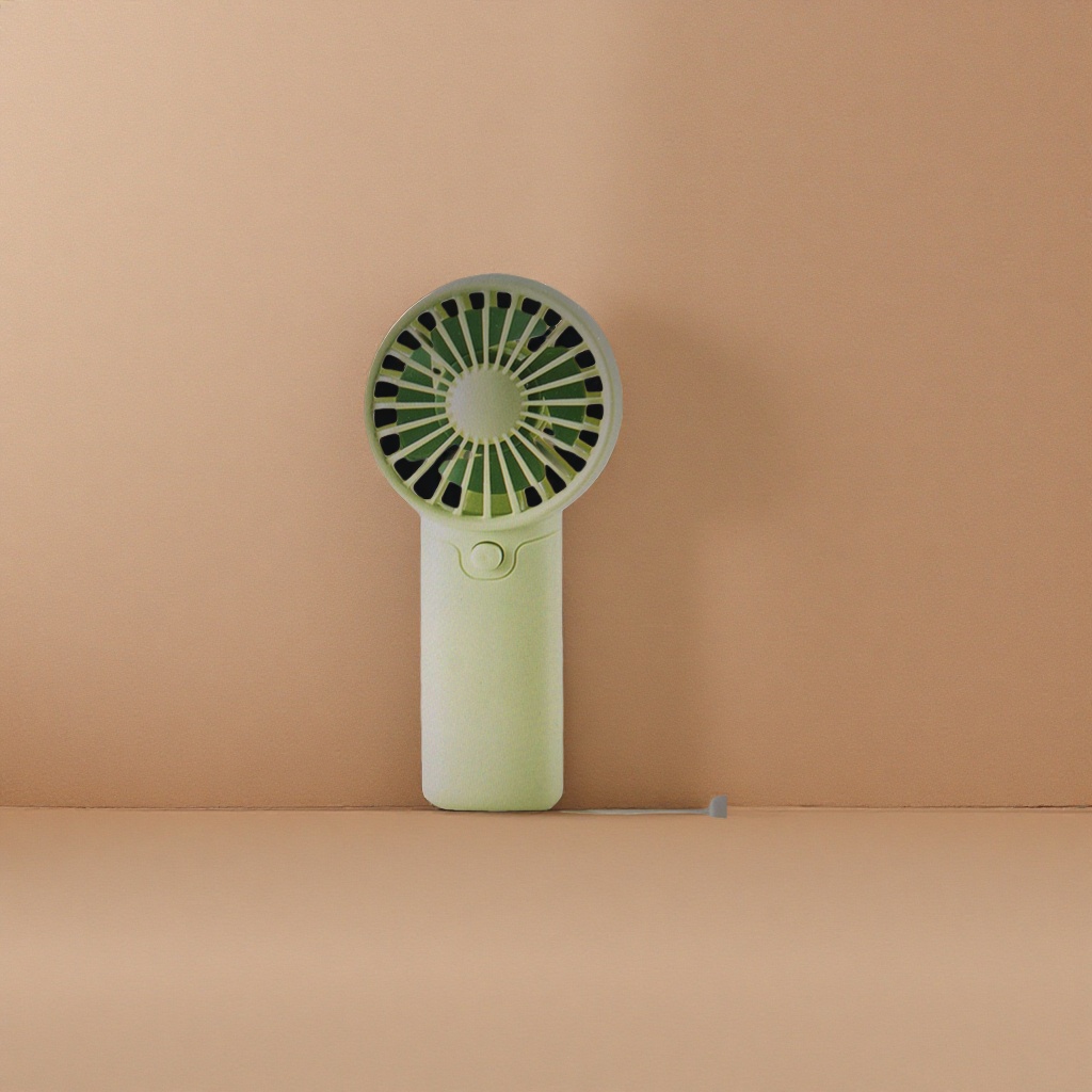 Portable handheld mini fan with multiple wind speeds, USB charging, light and quiet, cooling down in summer