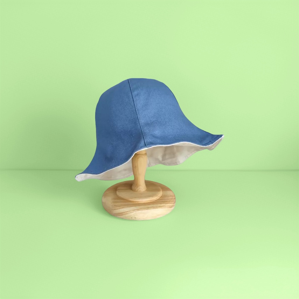 Blue hat, cool and versatile, casual sun hat, sun-protective fisherman hat, sun hat, straw hat Application Scenario