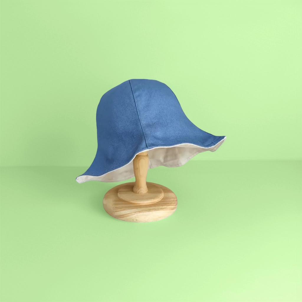Blue hat, cool and versatile, casual sun hat, sun-protective fisherman hat, sun hat, straw hat Specification image
