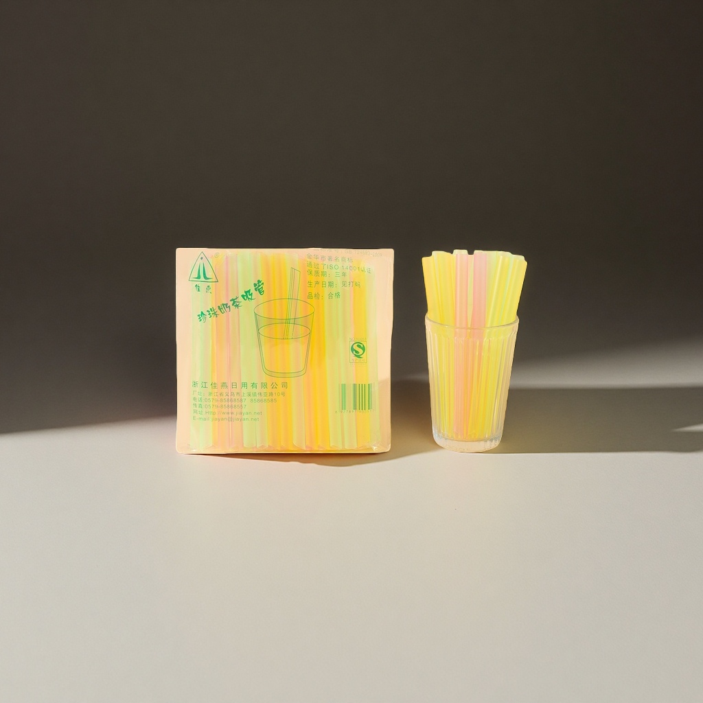 一次性珍珠奶茶吸管 加粗防堵食品级PP材质图